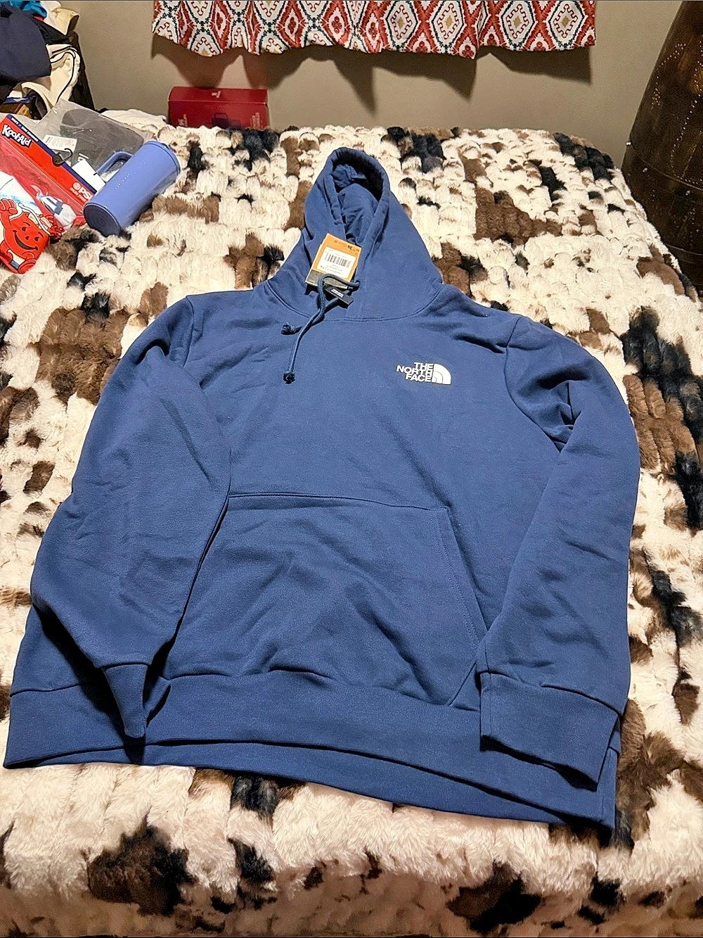 The North Face Highline 1/4 Zip Hoodie Men's Blue XL NWT